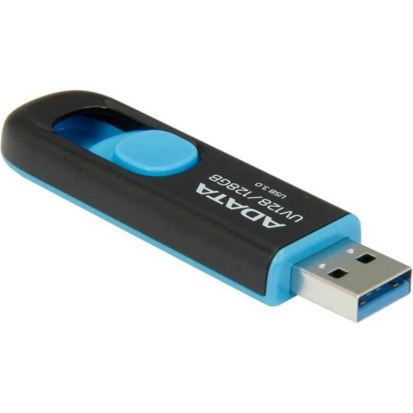 Флеш-накопитель Adata Flash 128Gb USB 3.2 UV 128 Black/Blue (AUV128-128G-RBE)
