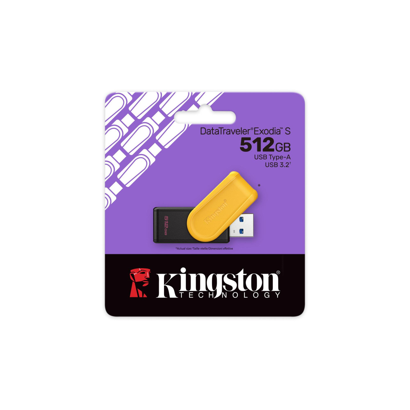 Флеш-накопитель Kingston 512GB USB 3.2 Type-A Gen1 DT Exodia S (DTXS/512GB)