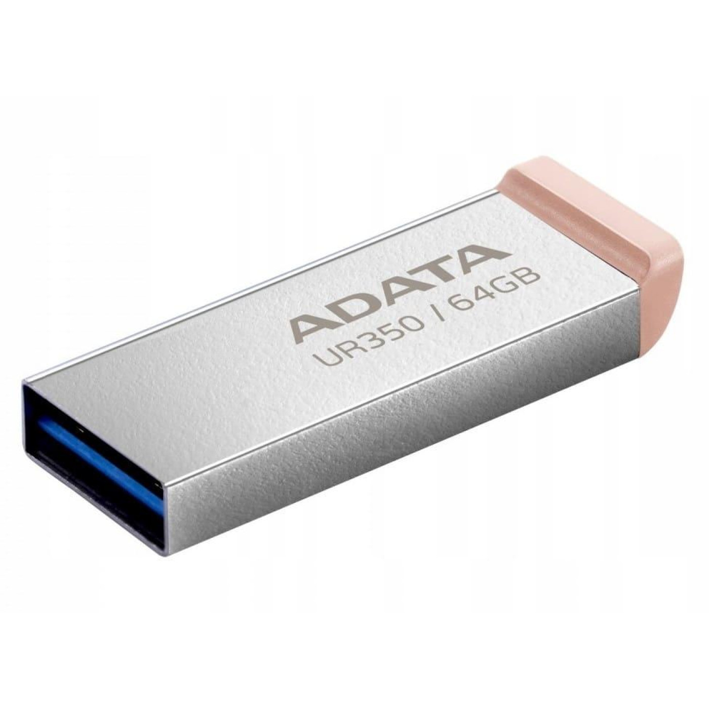 Флеш-накопичувач Adata Flash 64Gb USB 3.2 UR 350 Silver/Beige (UR350-64G-RSR/BG)