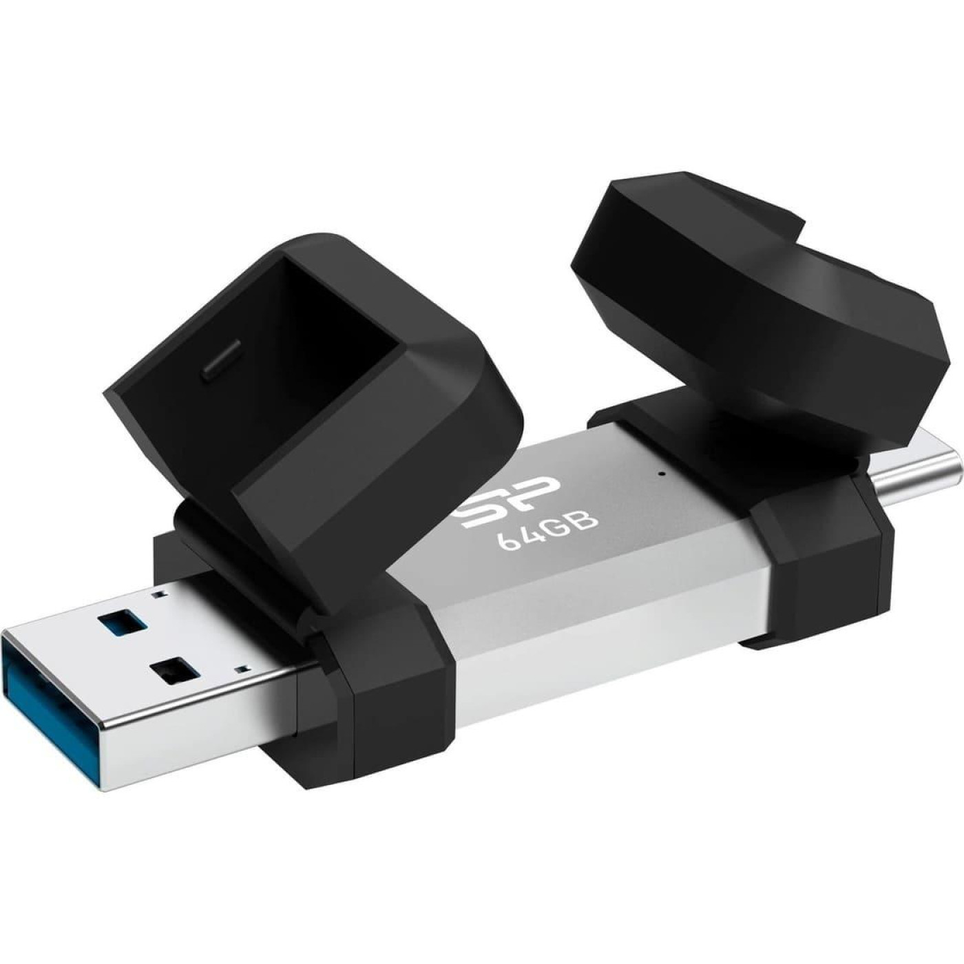 USB 64G SILICON POWER usb3.2+TypeC Mobile C51