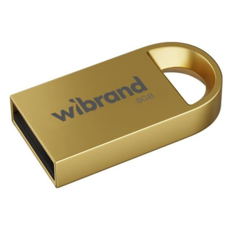 Флеш-накопичувач Wibrand Flash USB 2.0 Lynx 8Gb Gold (WI2.0/LY8M2G)