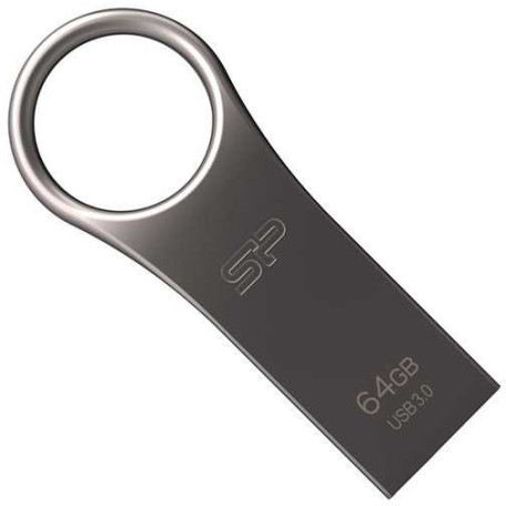 Флеш-накопитель Silicon Power USB 64G usb3.1 Jewel J80 Metal Titanium (SP064GBUF3J80V1T)