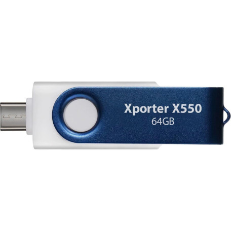 Флеш-накопитель Patriot USB 3.2 Gen 1 Xporter X550 64GB Type-A+C (PS64GX550AAD)