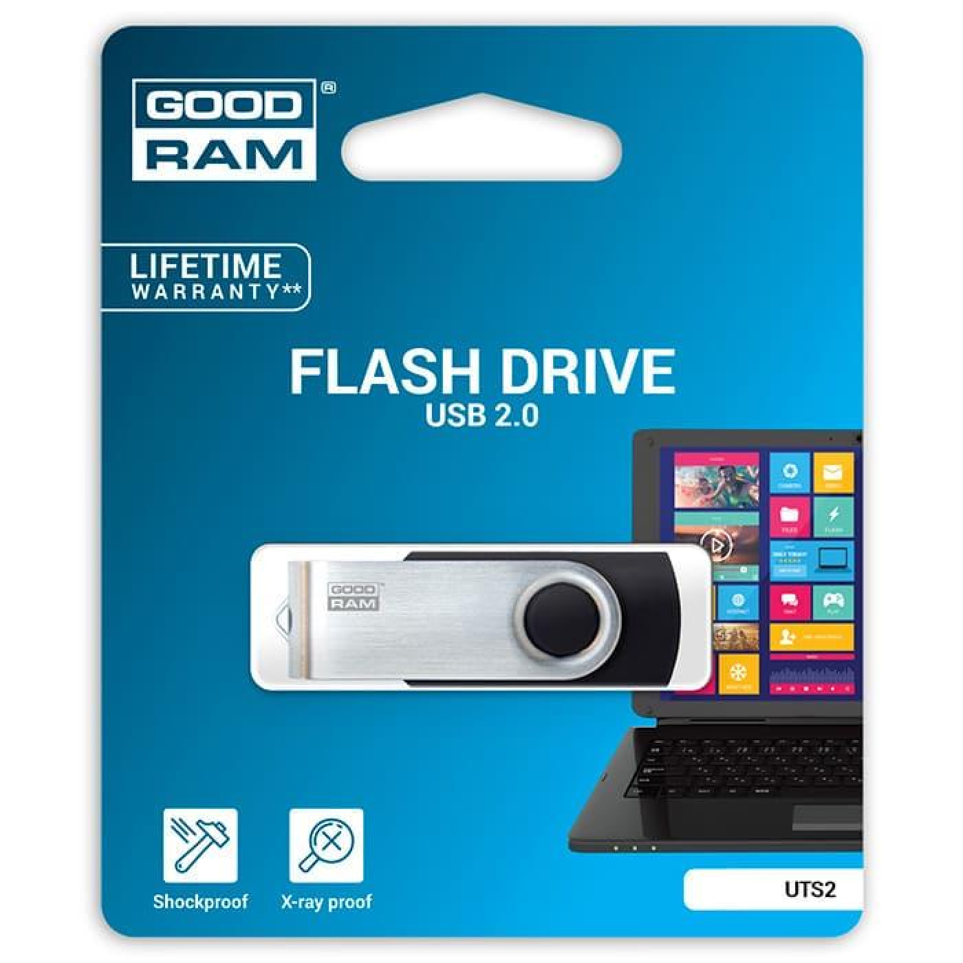 Флеш-накопитель GoodRam USB 128GB UTS2 (Twister) Black (UTS2-1280K0R11)