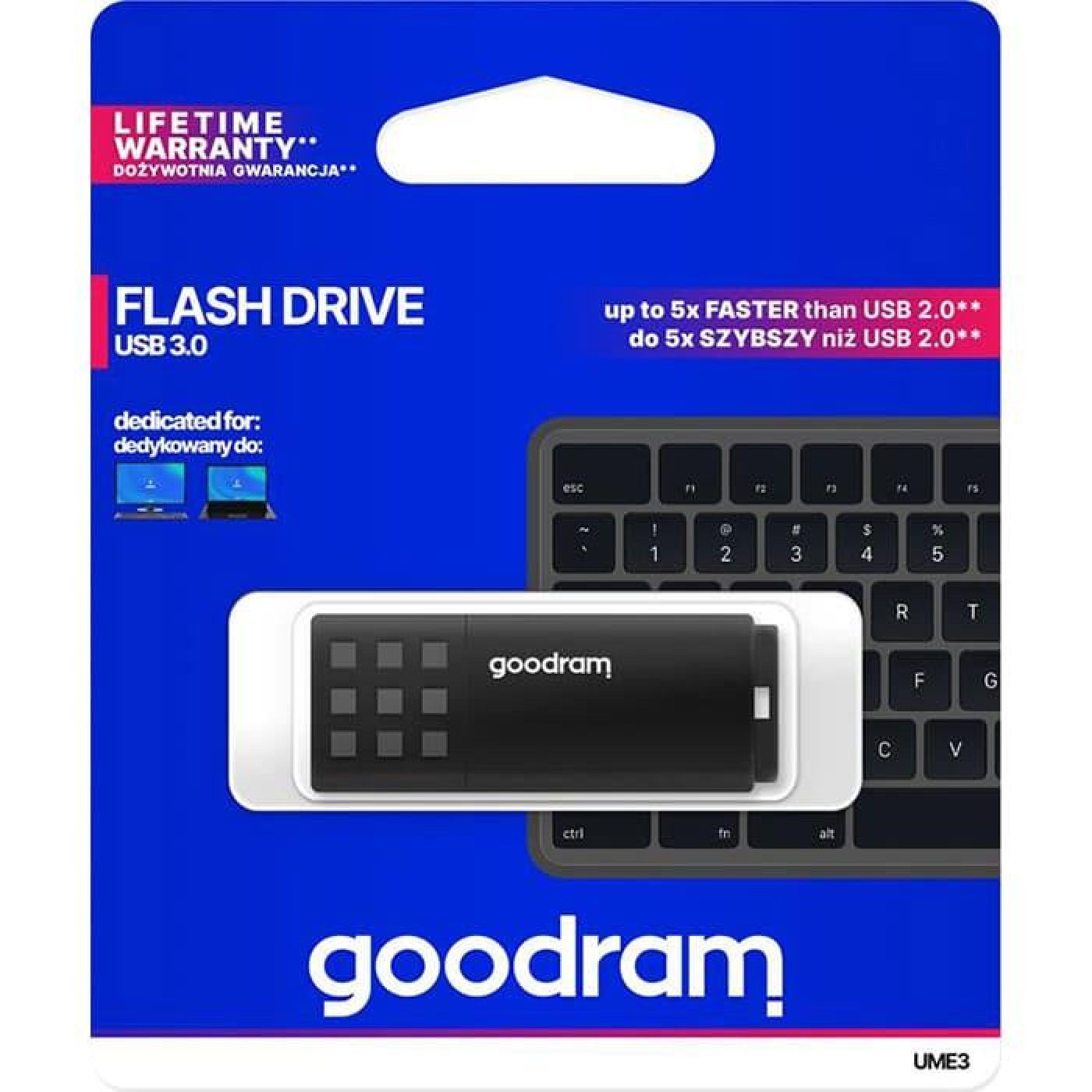 Флеш-накопитель GoodRam 128Gb USB3.0 Black (UME3-1280K0R11)