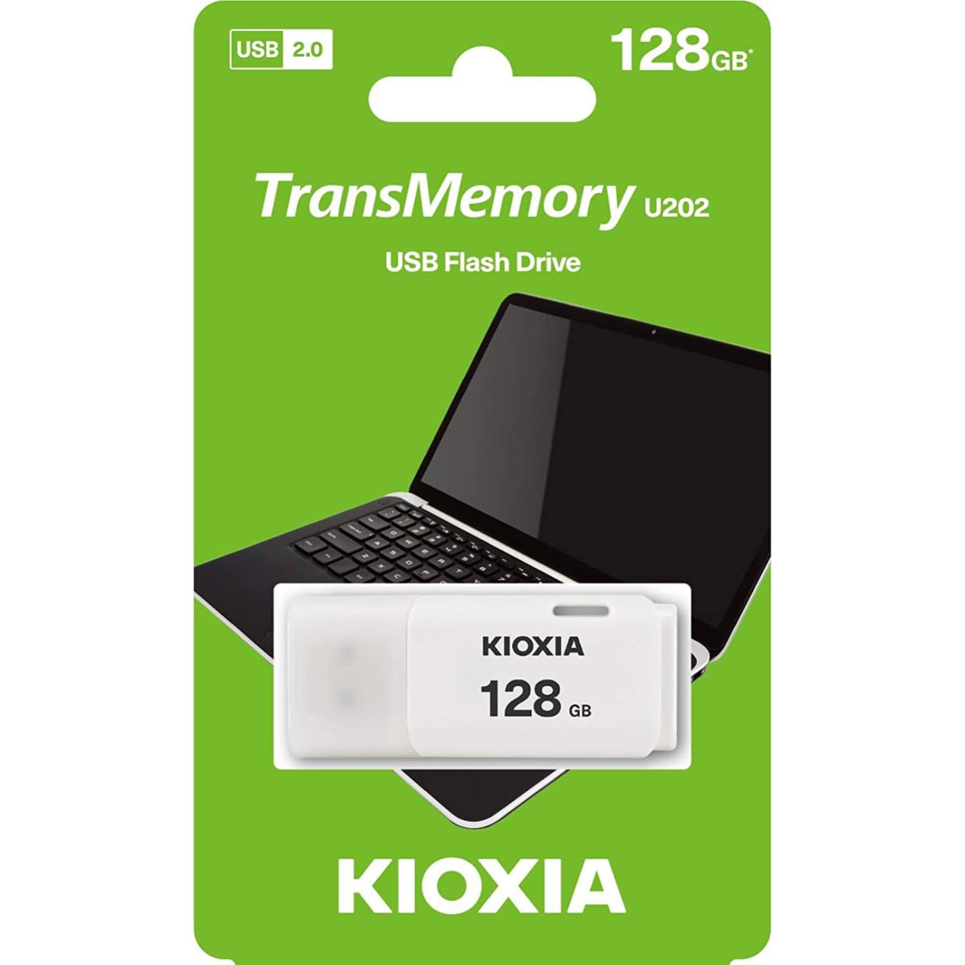 Флеш-накопичувач Kioxia USB 128GB TransMemory U202 White (LU202W128GG4)