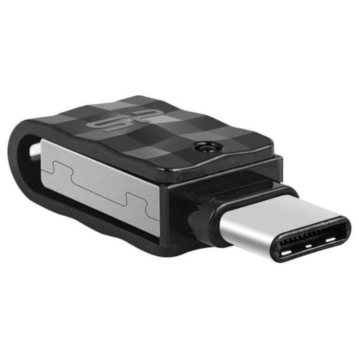 Флеш-накопичувач Silicon Power USB 128G usb3.1+TypeC Swivel C31 (SP128GBUC3C31V1K)