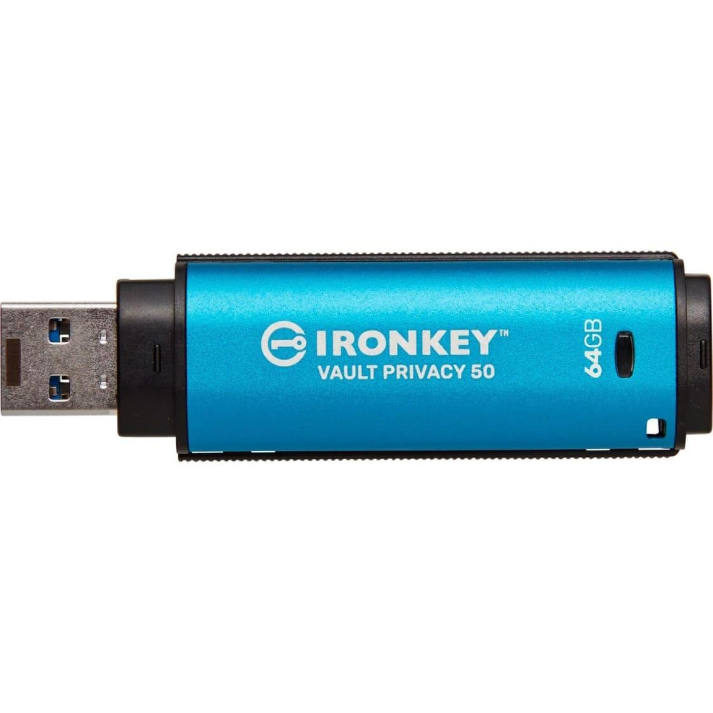 Флеш-накопичувач USB3.2 64GB Kingston IronKey Vault Privacy 50 Type-A Blue (IKVP50/64GB)