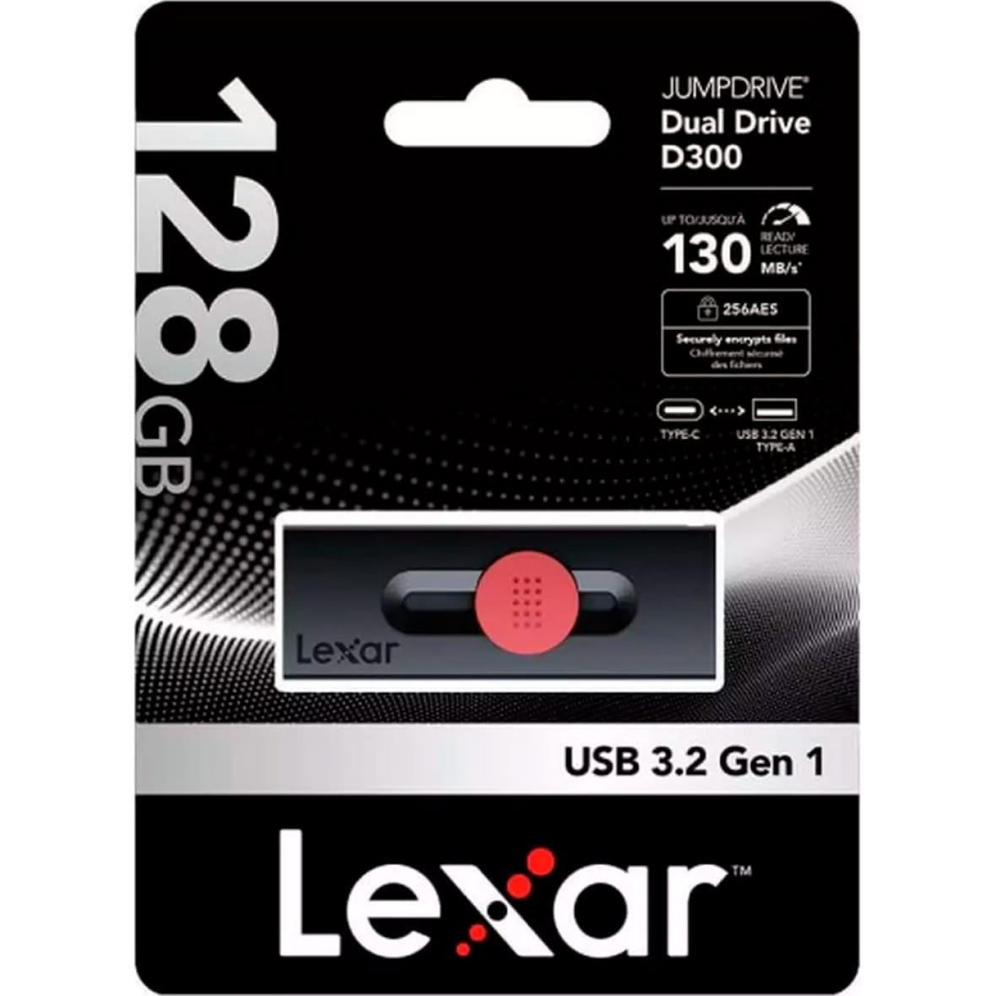 Флеш-памъять (накопичувач USB) USB3.2 128GB LJDD300128G-BNBNG LEXAR