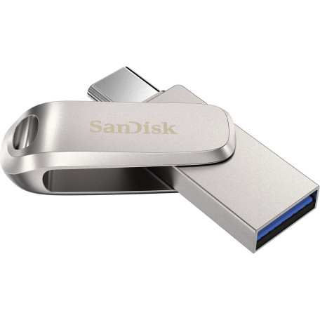 Флеш-накопитель Sandisk Flash USB 3.1 Ultra Dual Luxe Type-C 256Gb (150 Mb/s) (SDDDC4-256G-G46)
