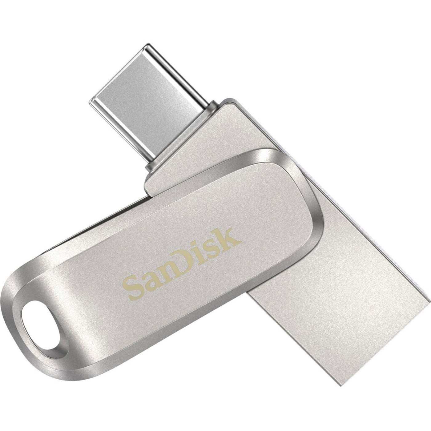 Флеш-накопитель Sandisk Flash USB 3.1 Ultra Dual Luxe Type-C 256Gb (150 Mb/s) (SDDDC4-256G-G46)
