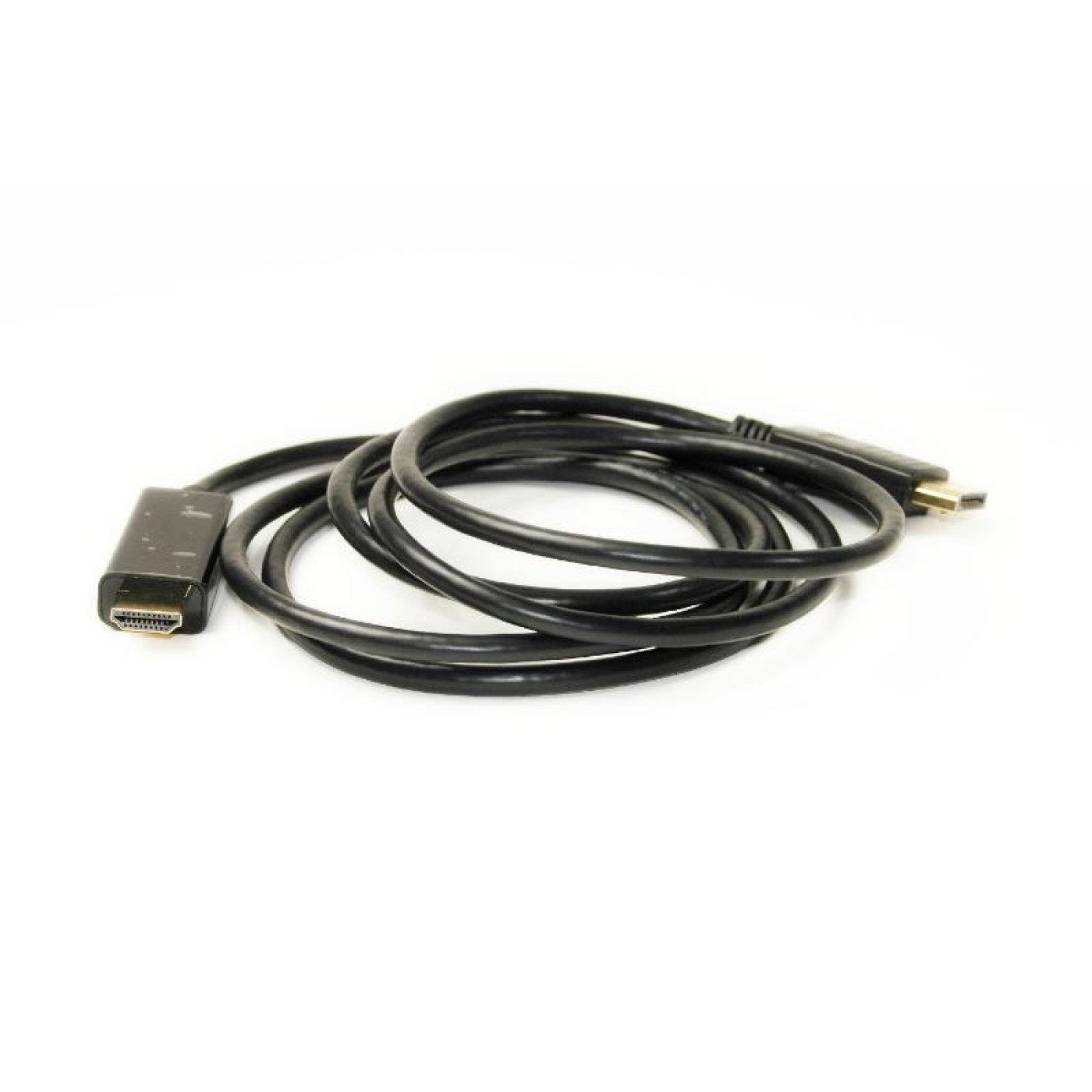 Відео кабель PowerPlant DisplayPort (M) - HDMI (M), 1.4V, 30AWG, 4Kx2K, 1.8м (односторонній)