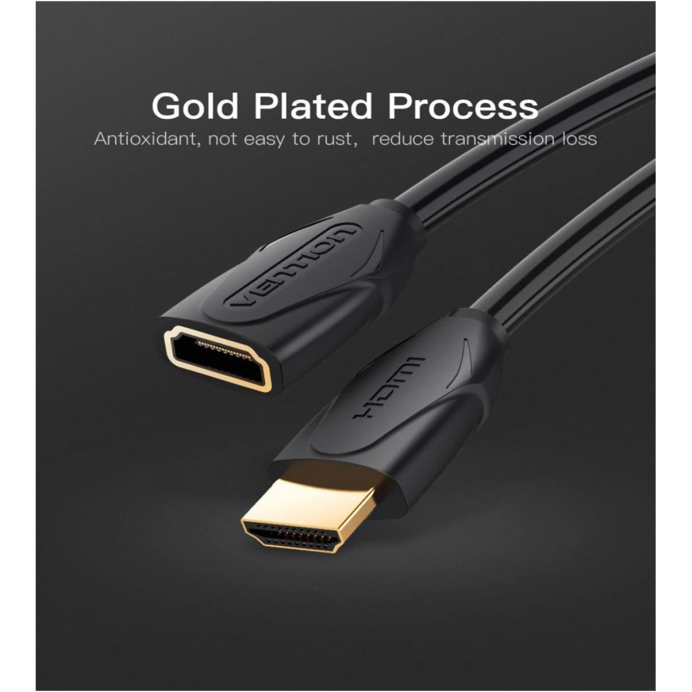 Кабель Vention HDMI-HDMI V 2.0 1 м (VAA-B06-B100)
