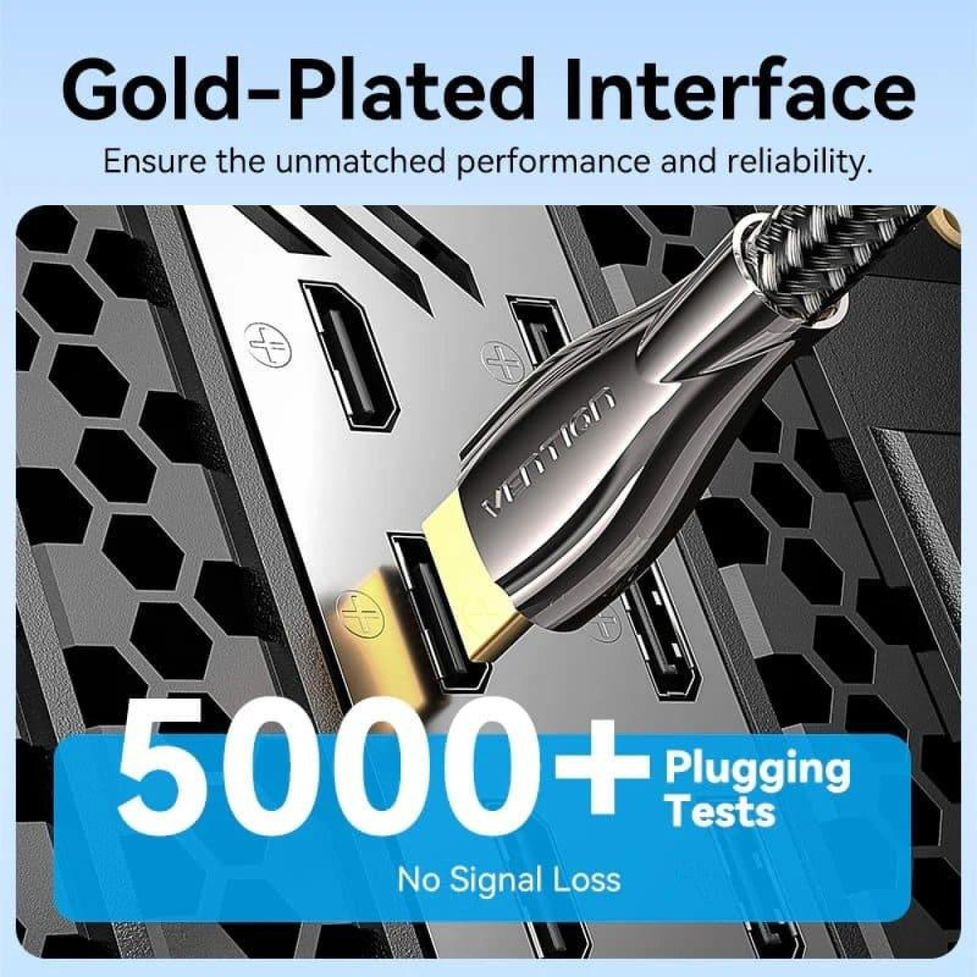 Кабель Vention HDMI-HDMI V 2.0 0.5 м (ALMBD)