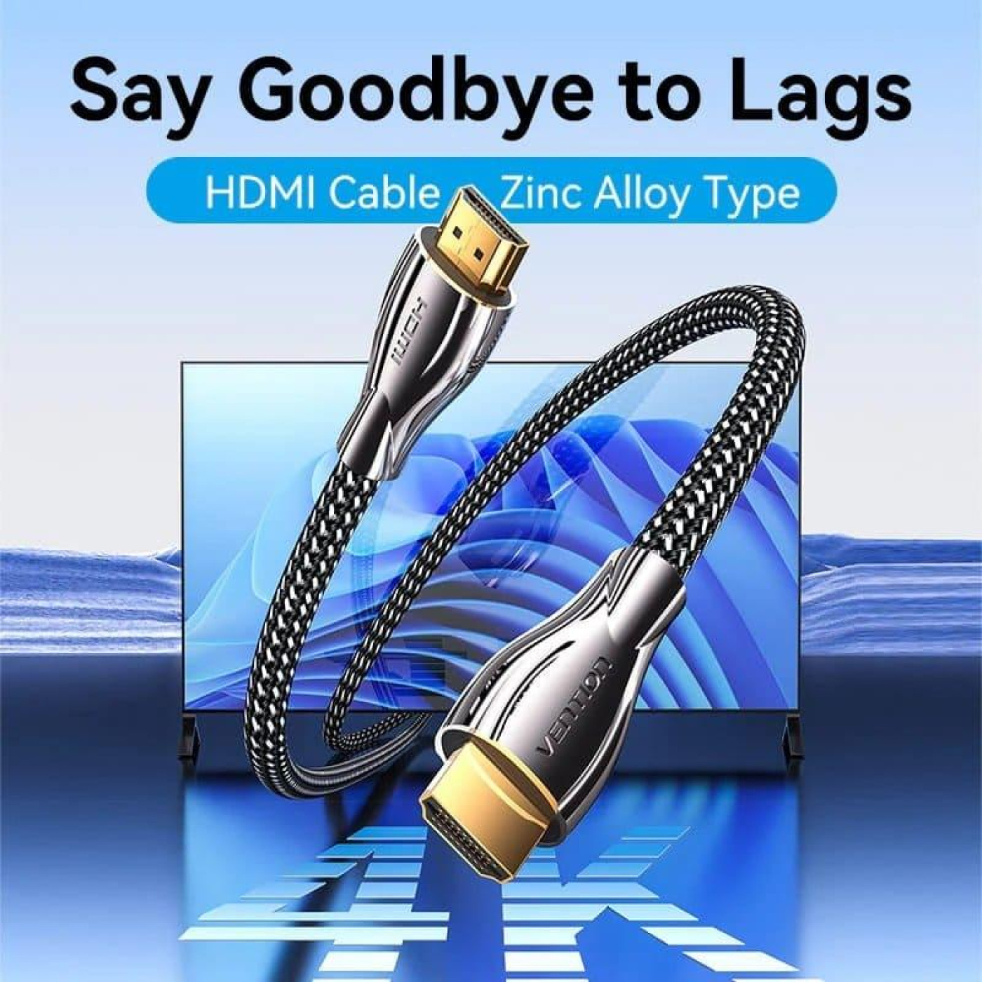 Кабель Vention HDMI-HDMI V 2.0 0.5 м (ALMBD)