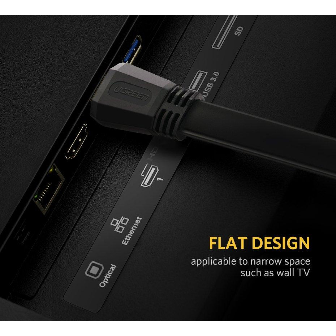 Кабель Ugreen HDMI-HDMI V 2.0 2 м (UGR-70159)