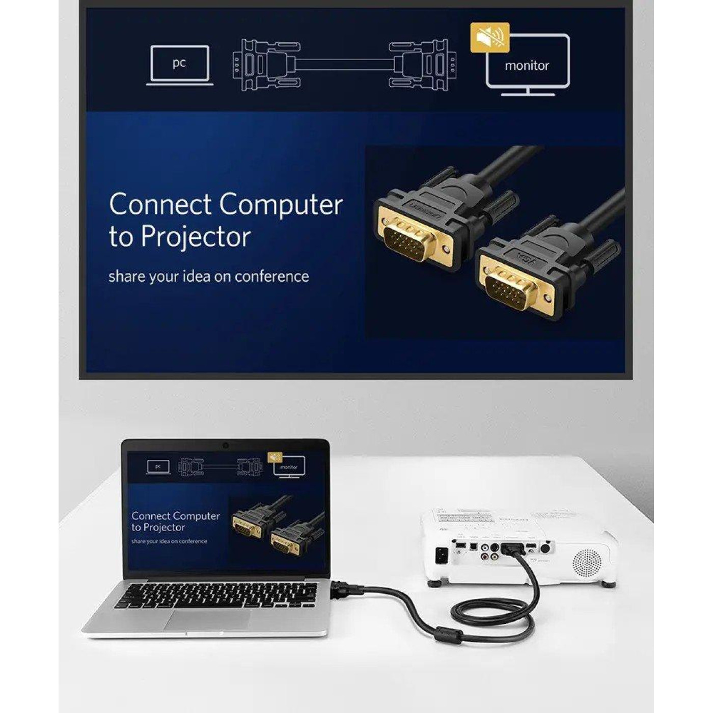 Кабель Ugreen VGA-VGA 1 м (UGR-11673)