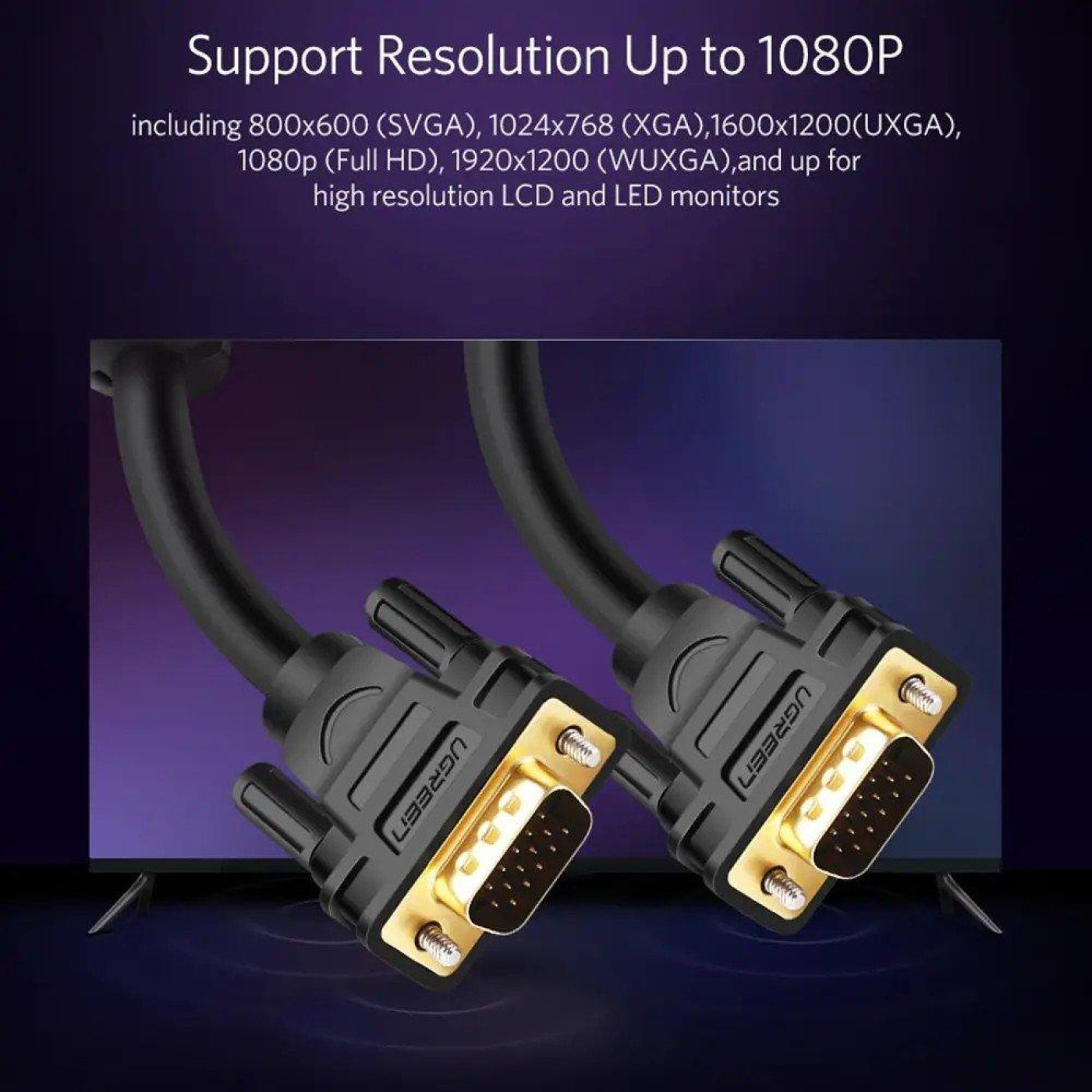 Кабель Ugreen VGA-VGA 1 м (UGR-11673)