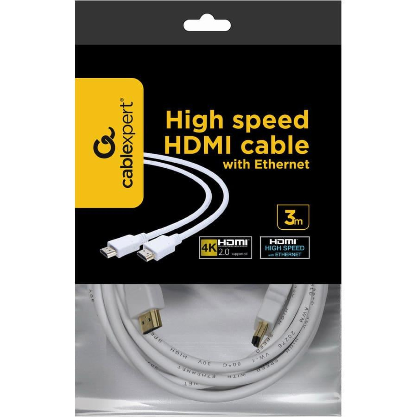 Кабель Cablexpert HDMI-HDMI 3 м (CC-HDMI4-W-10)