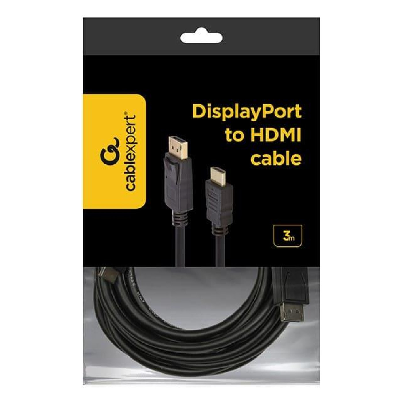 Кабель Cablexpert DisplayPort-HDMI 3 м (CC-DP-HDMI-3M)