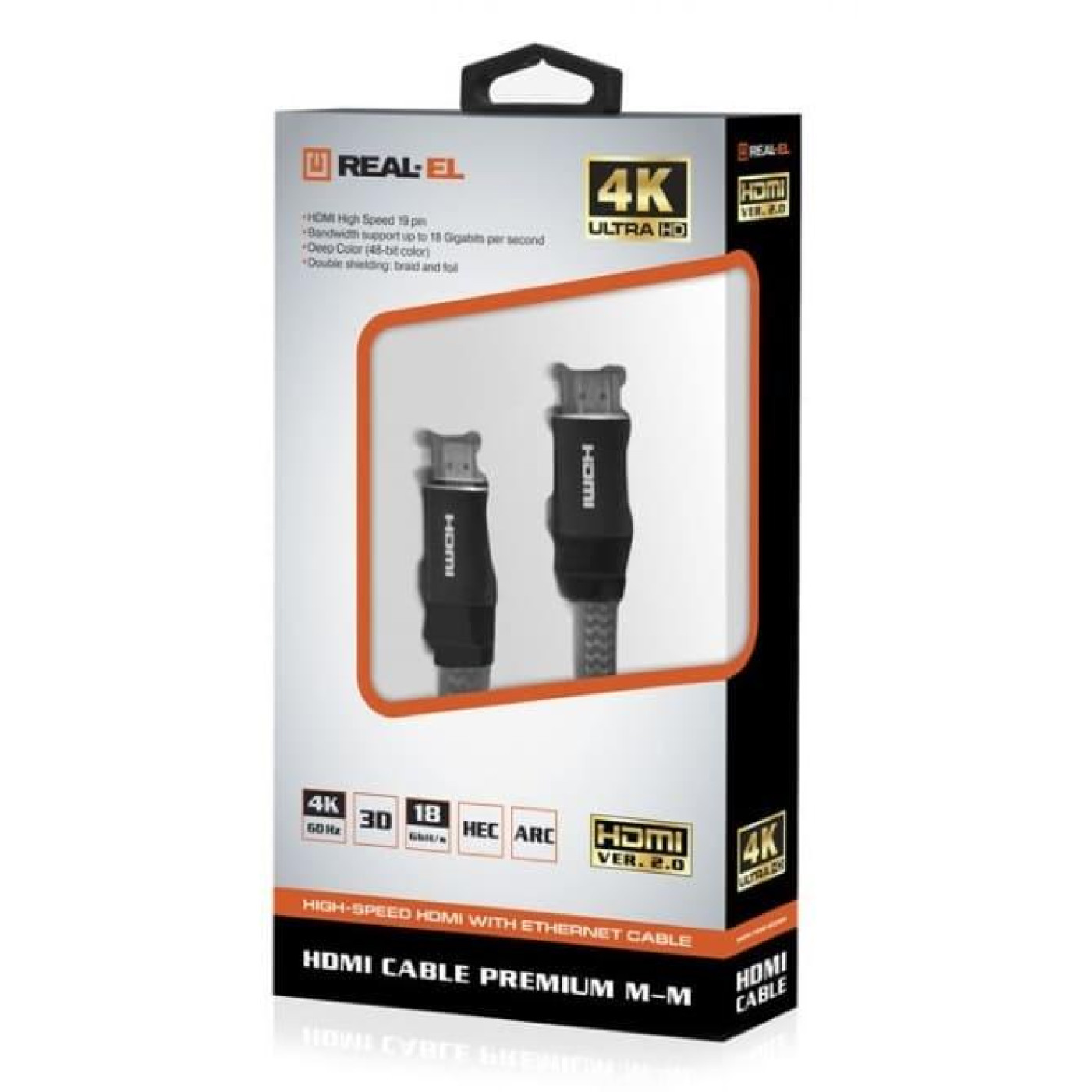 Кабель Real-EL HDMI-HDMI 2 м (EL123500046)