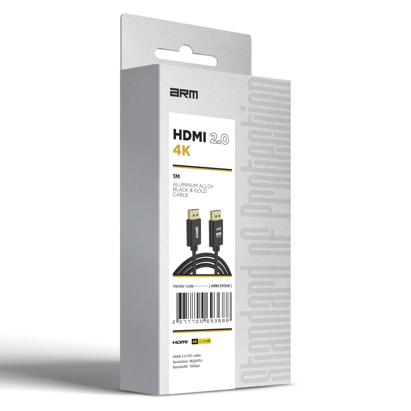 Кабель Armorstandart HDMI-HDMI V 2.0 1 м (ARM69368)