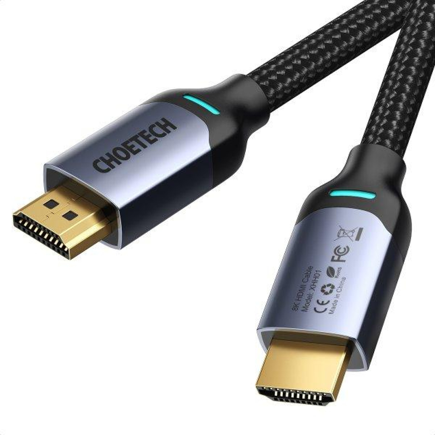 Кабель Choetech HDMI-HDMI V 2.1 2 м (XHH01-BK)