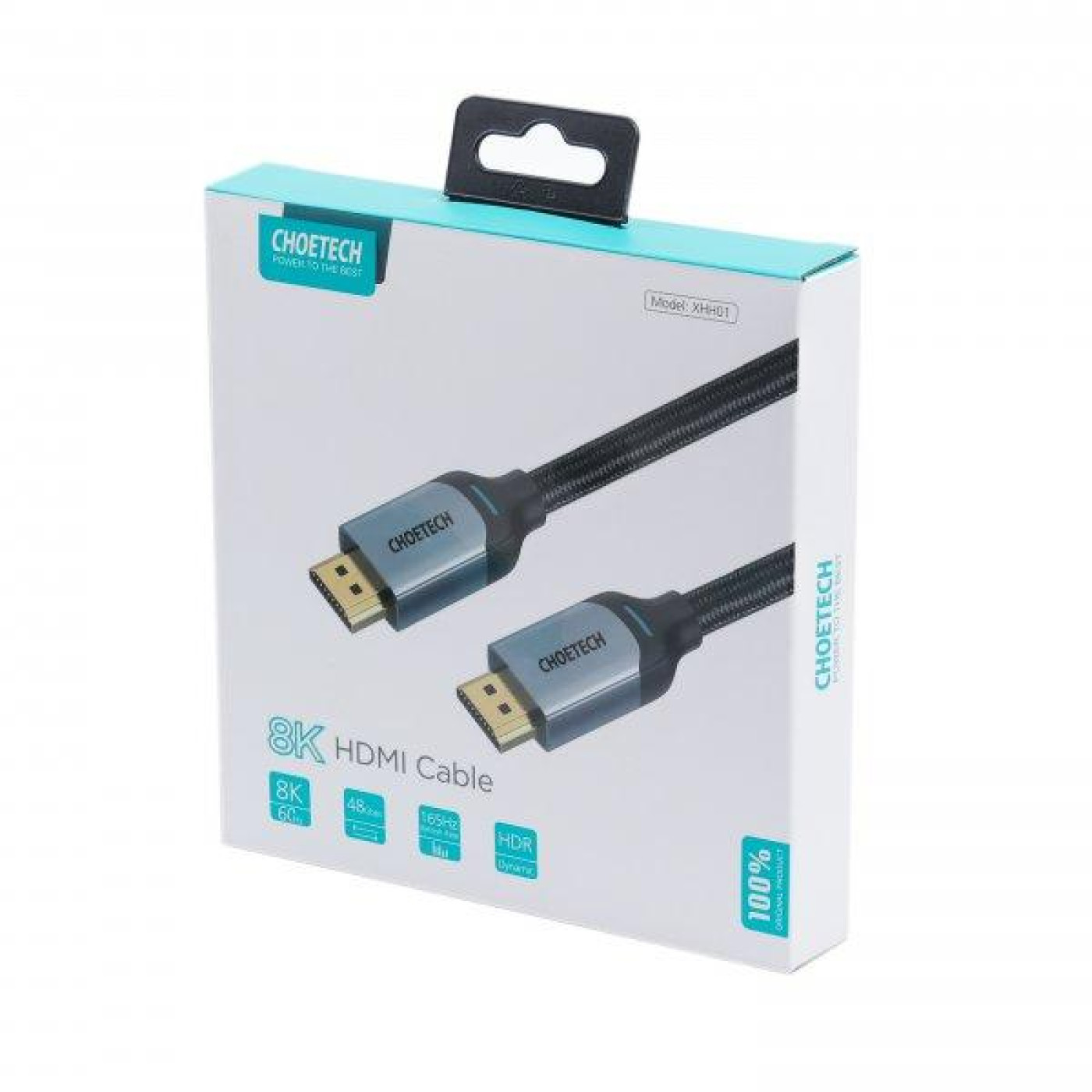 Кабель Choetech HDMI-HDMI V 2.1 2 м (XHH01-BK)