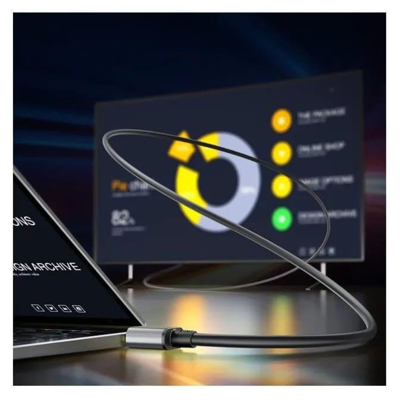 Кабель XO HDMI-HDMI V 2.0 3 м (GB017A-HDMI.tranish)
