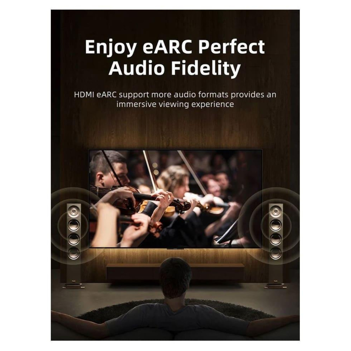 Кабель Cabletime HDMI-HDMI V 2.1 100 м (CA914555)