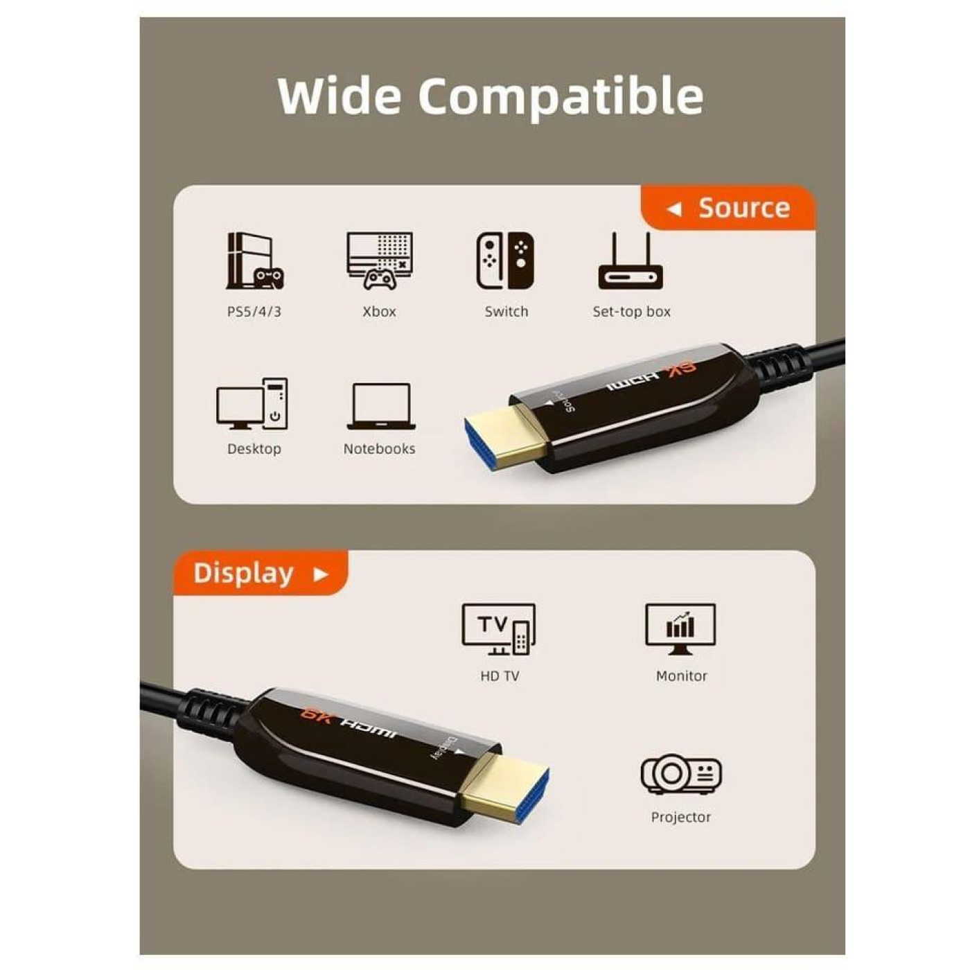 Кабель Cabletime HDMI-HDMI V 2.1 30 м (CA914050)