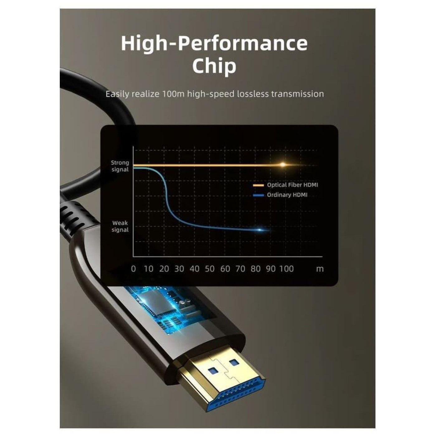 Кабель Cabletime HDMI-HDMI V 2.1 50 м (CA914036)