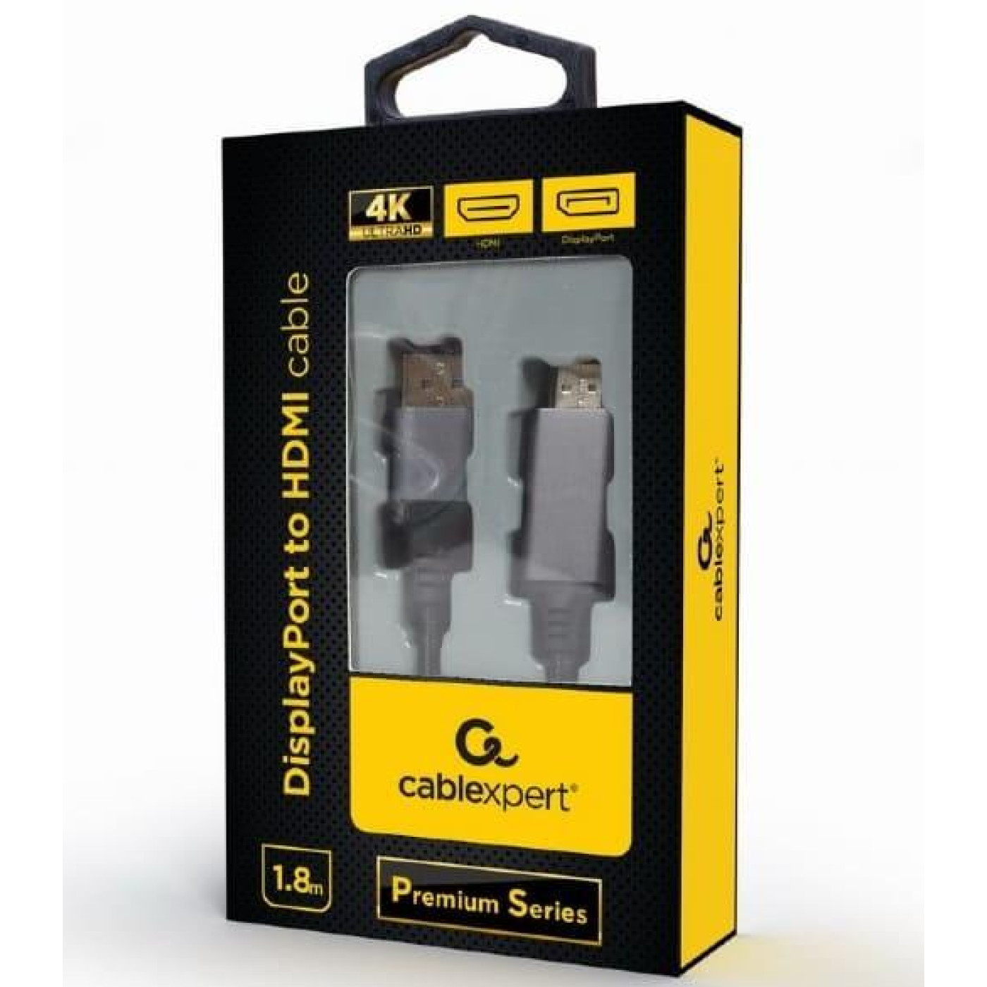 Кабель Cablexpert DisplayPort-HDMI V 1.2 1.8 м (CC-DP-HDMI-4K-6)