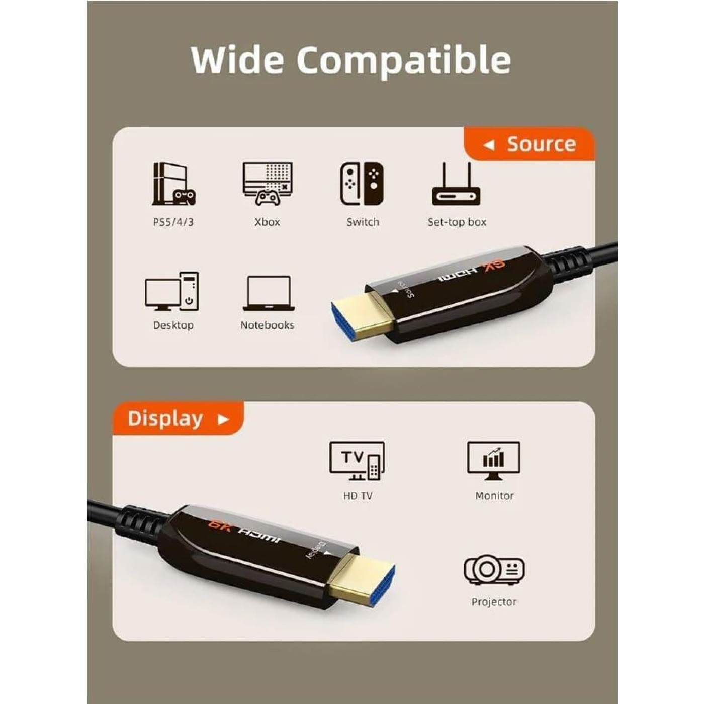 Кабель Cabletime HDMI-HDMI V 2.1 10 м (CA914029)