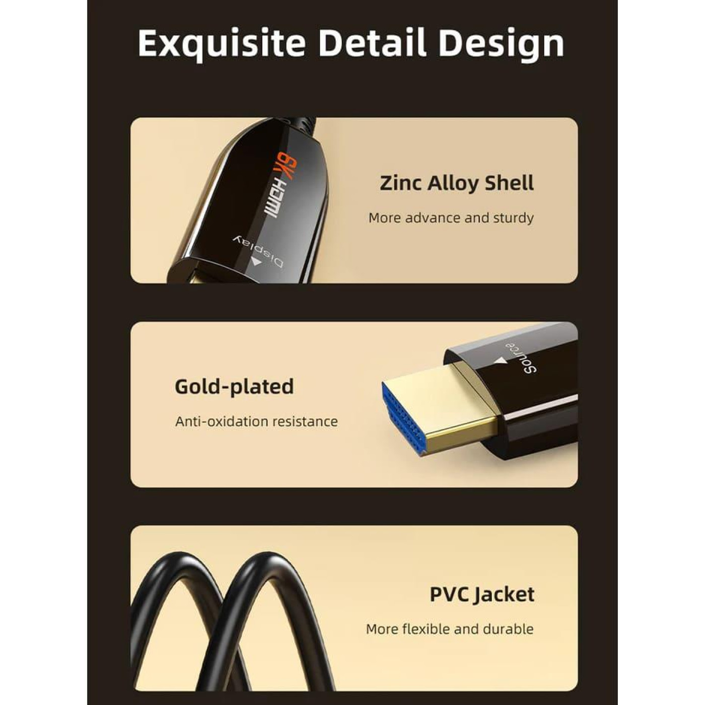 Кабель Cabletime HDMI-HDMI V 2.1 20 м (CA914043)