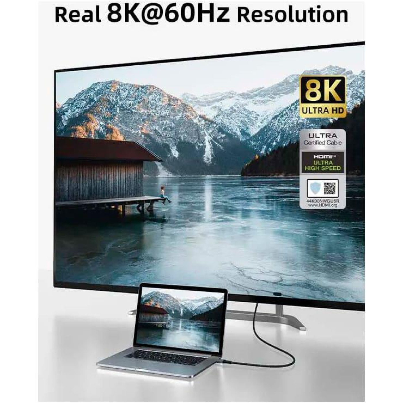 Кабель Cabletime HDMI-HDMI V 2.1 1 м (CA915835)