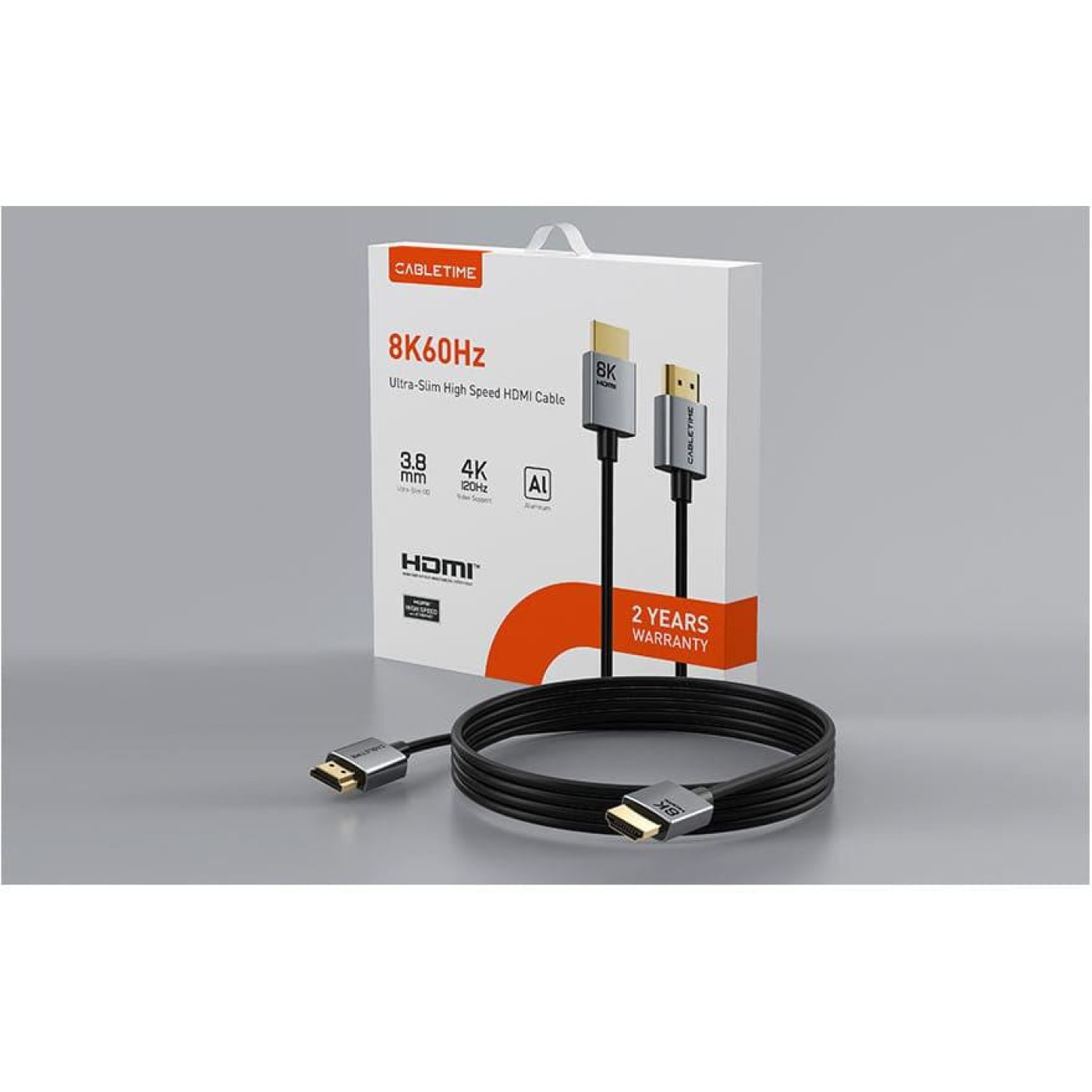Кабель Cabletime HDMI-HDMI V 2.1 2 м (CA915910)
