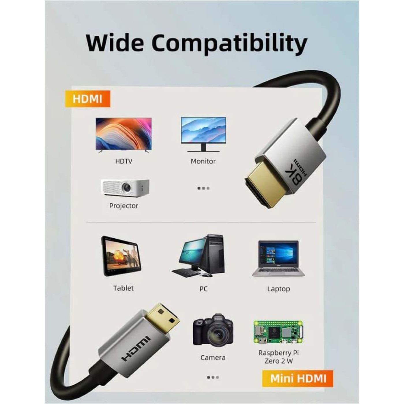 Кабель Cabletime HDMI-HDMI V 2.1 3 м (CA915880)