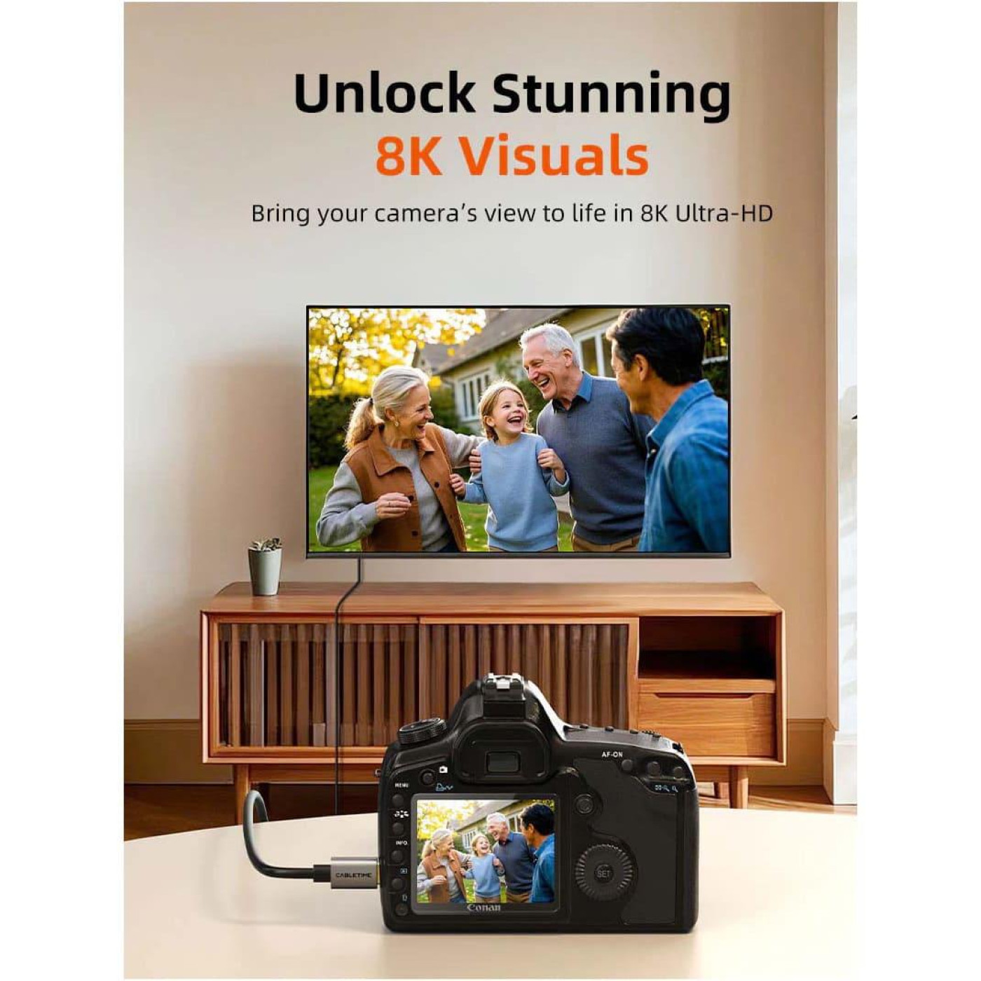 Кабель Cabletime HDMI-HDMI V 2.1 3 м (CA915866)