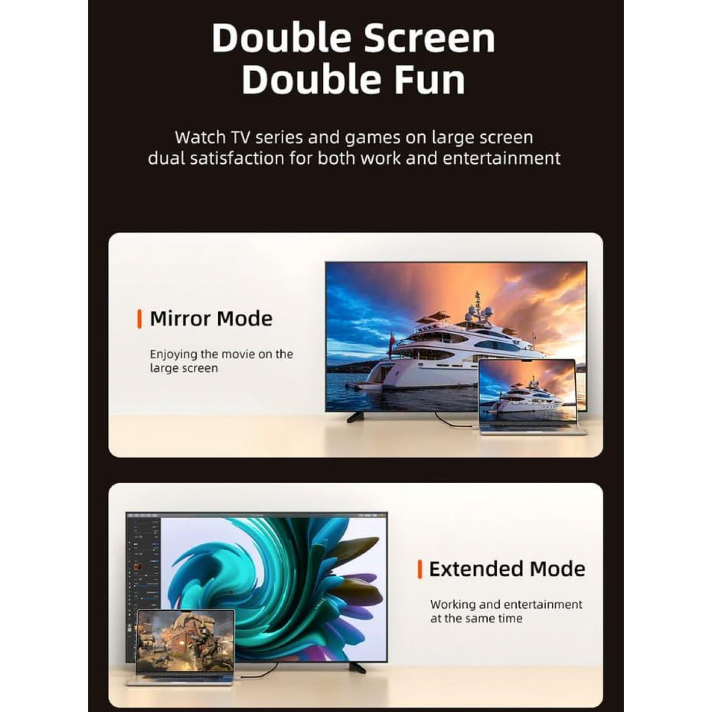 Кабель Cabletime USB Type C-HDMI V 1.4 2 м (CA914074)