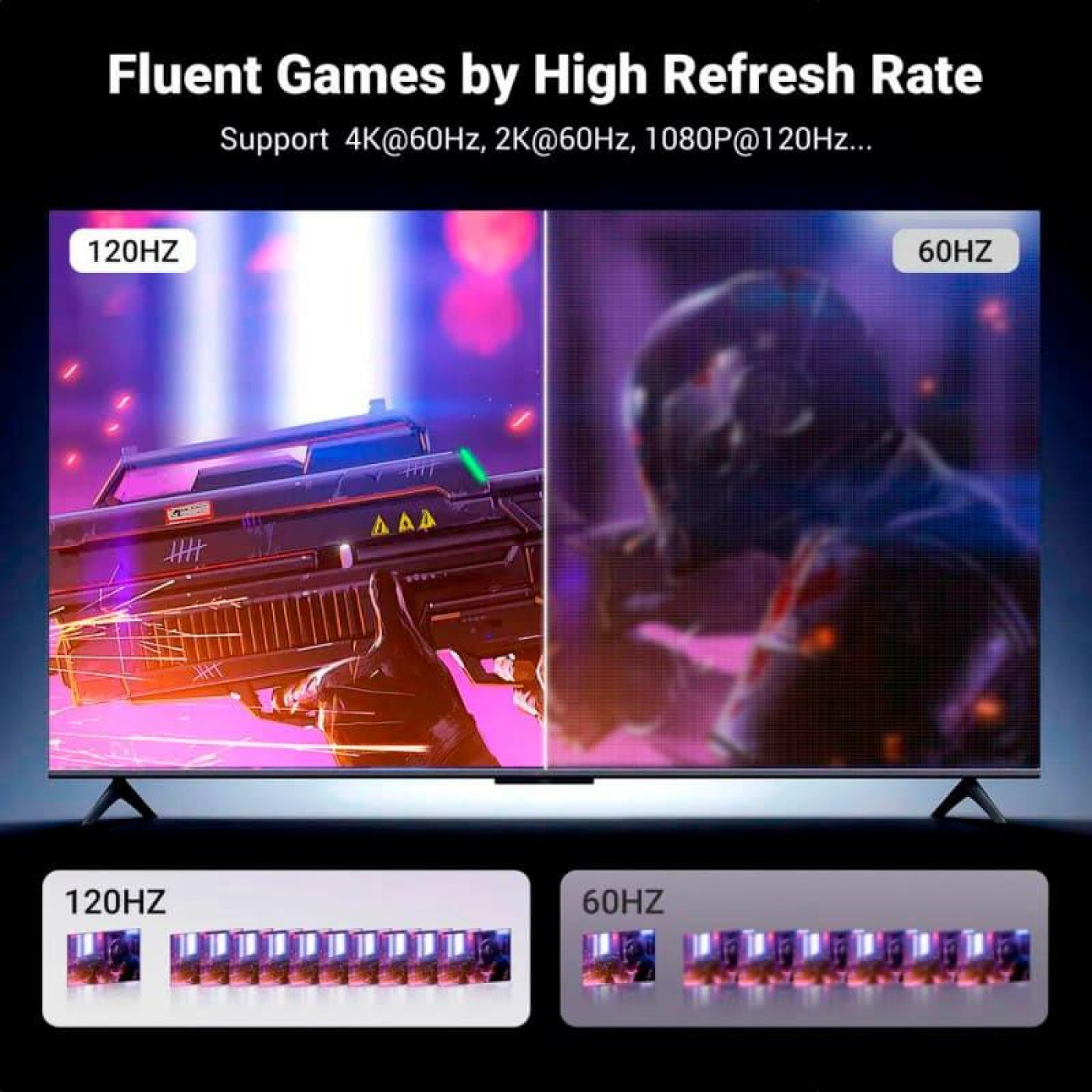 Кабель Ugreen DisplayPort-HDMI V 2.0 3 м (25491)