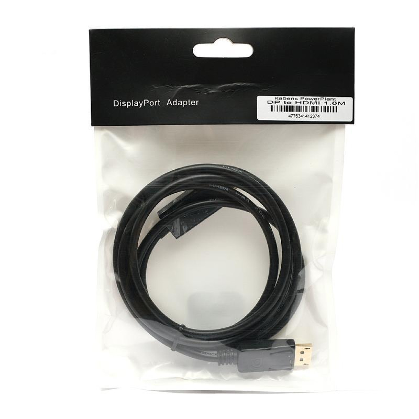 Кабель PowerPlant HDMI-DisplayPort V 1.3 1.8 м (kd00as1237)