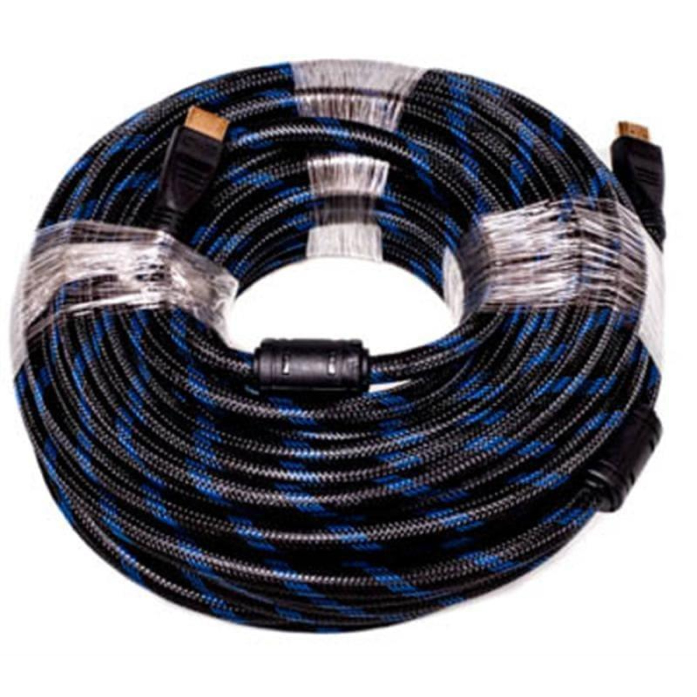 Кабель PowerPlant (KD00AS1205) HDMI-HDMI v1.4, 10м, Nylon, Double ferrites, Black