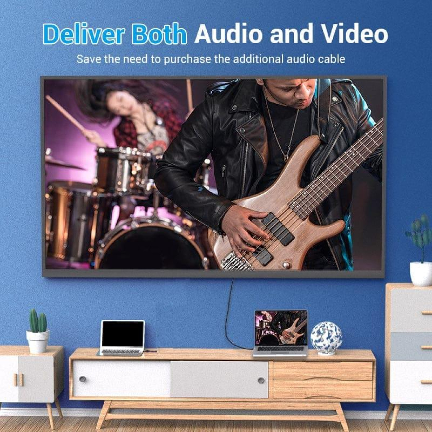 Кабель Vention miniDisplayPort-HDMI 1.5 м (HAHBG)