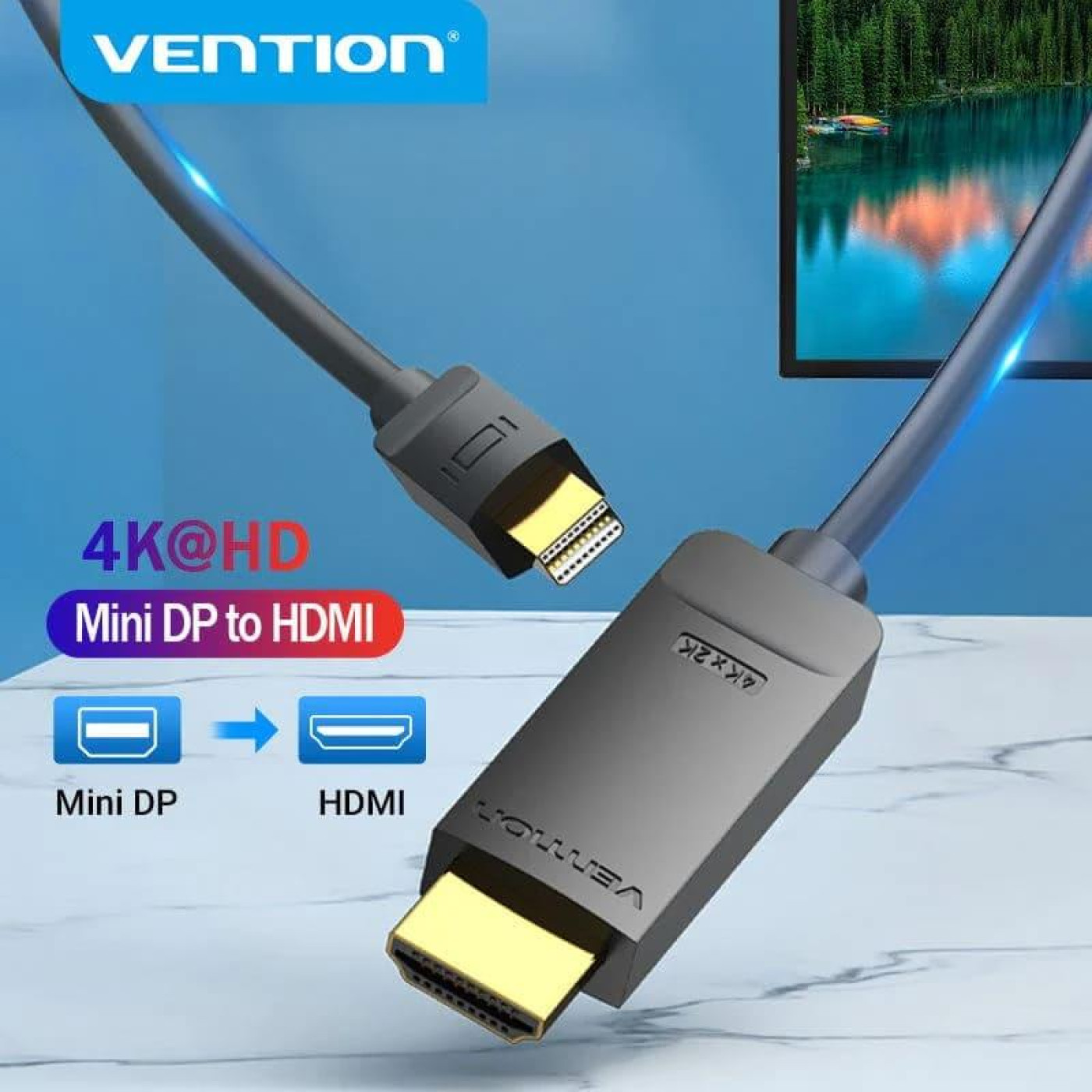Кабель Vention miniDisplayPort-HDMI 1.5 м (HAHBG)