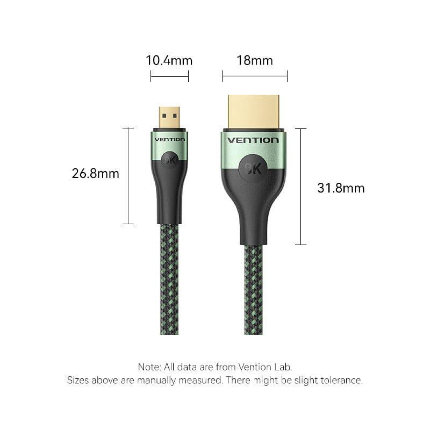 Кабель Vention HDMI-miniHDMI V 2.0 1 м (AGKGF)