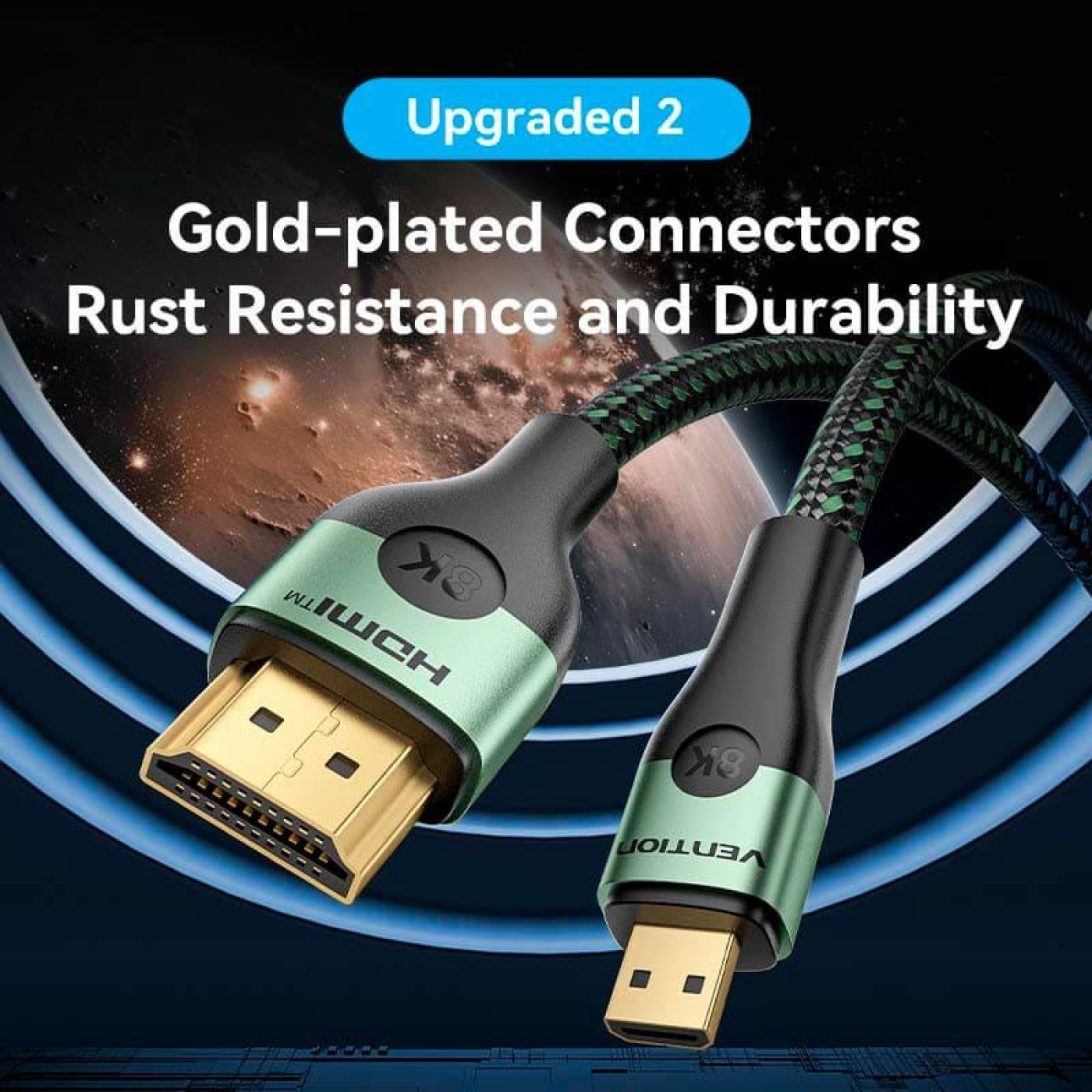 Кабель Vention HDMI-miniHDMI V 2.0 1 м (AGKGF)