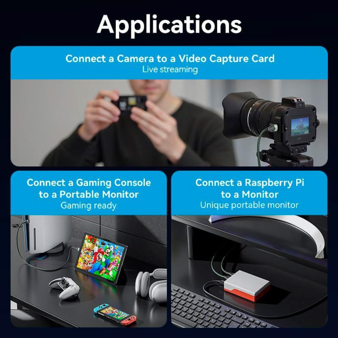 Кабель Vention HDMI-miniHDMI V 2.0 1 м (AGKGF)