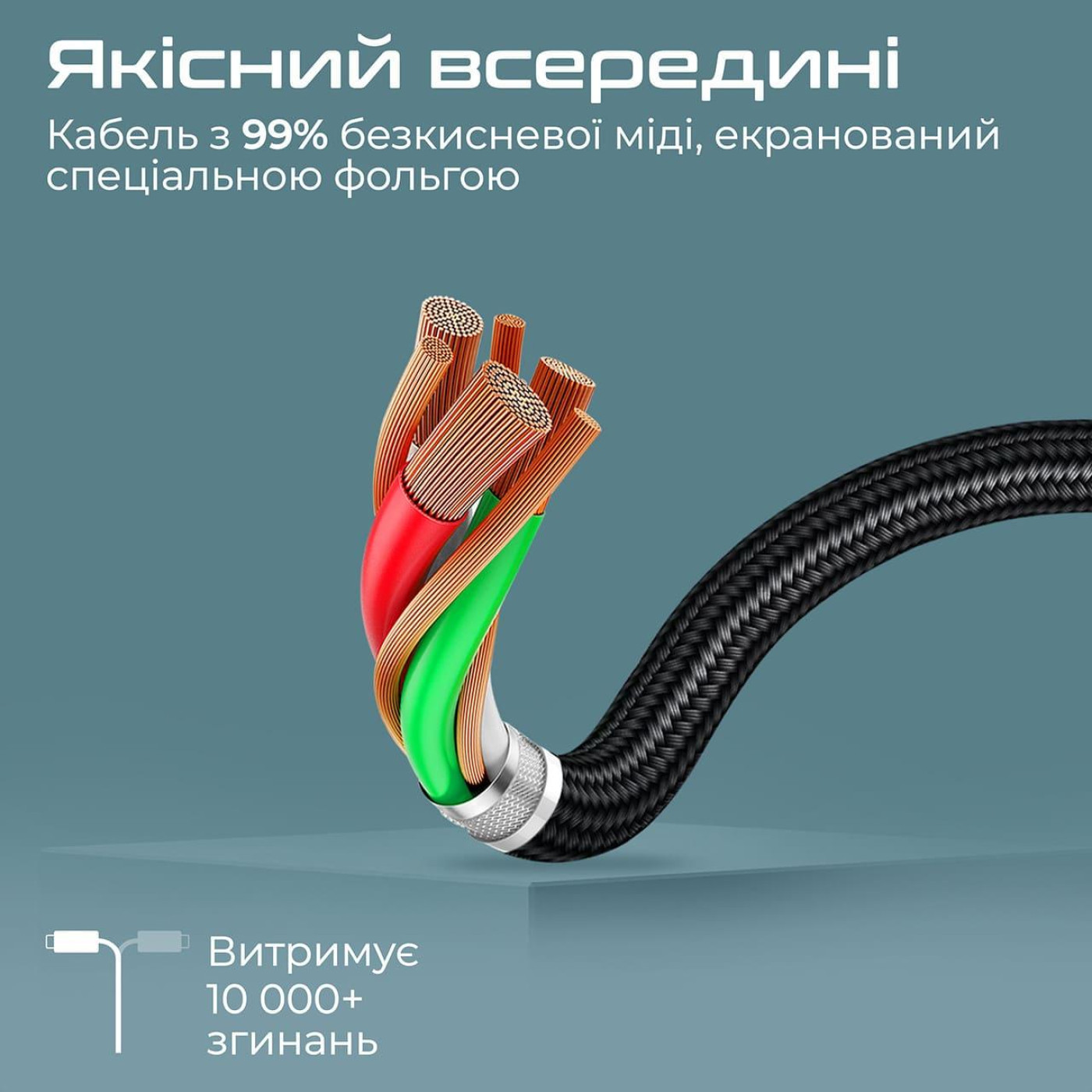Кабель Promate HDMI-USB Type C V 2.0 1.8 м (hdmi-pd100.grey)