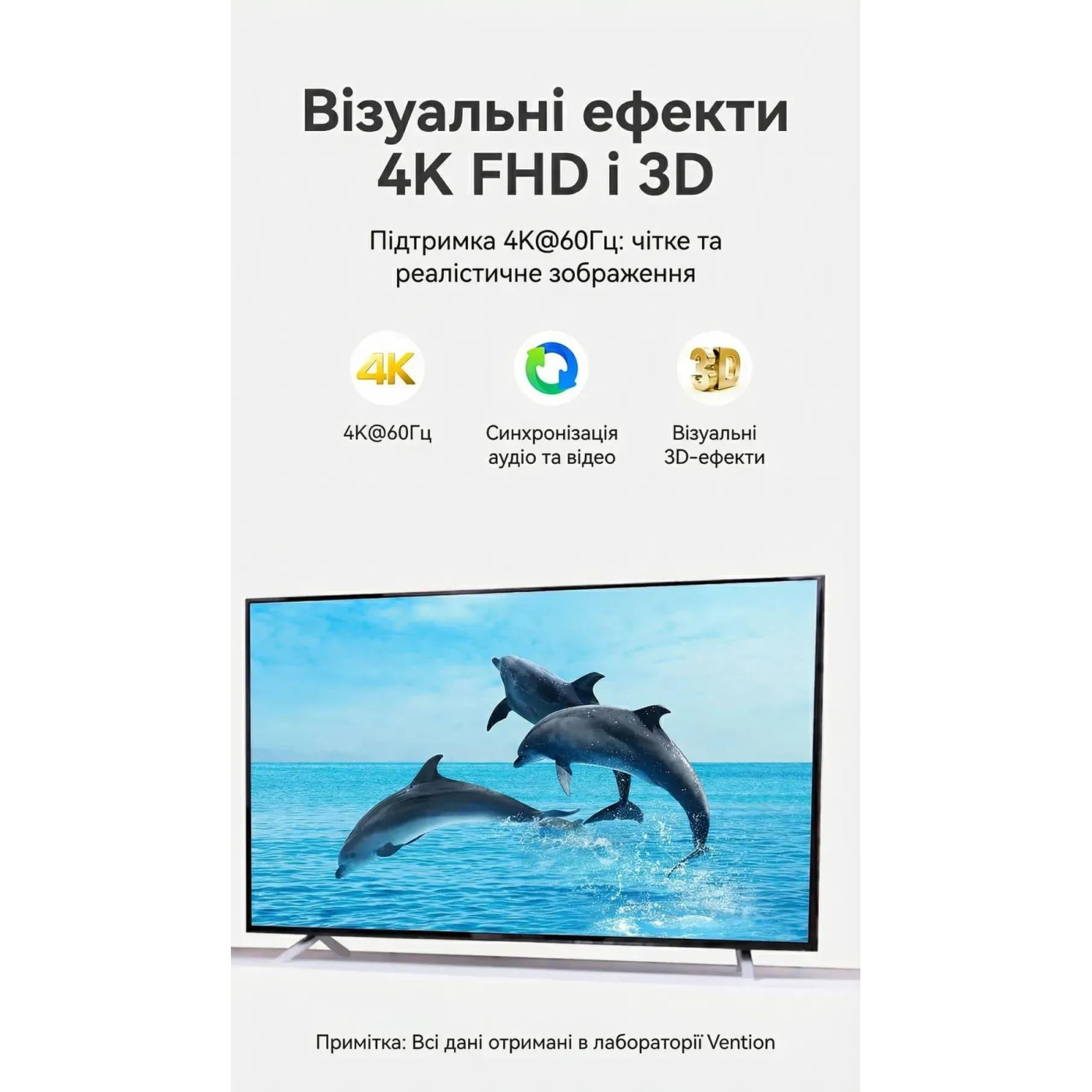 Кабель Vention HDMI-Type-C V 2.0 2 м (CRBBH)
